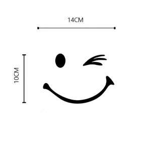 برچسب خودرو طرح لبخند کد 0022 – ظاهر جذاب و متمایز خودرو