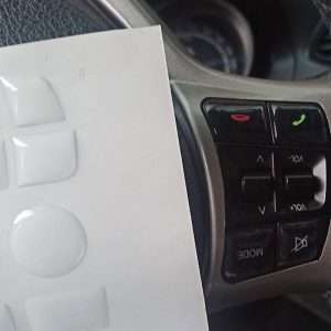 برچسب محافظ کلید فرمان مدل glas-Smal بسته 8 عددی – محافظت و زیبایی خودرو شما