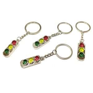 پیشنمایش جاسوئیچی خودرو چراغ راهنمایی فلزی | طرح خاص و مقاوم