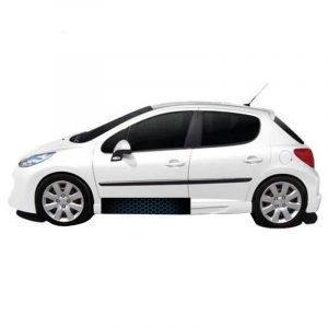 برچسب رکاب خودرو گراسیپا طرح Hexa مدل A03 بسته 2 عددی - نمای کلی