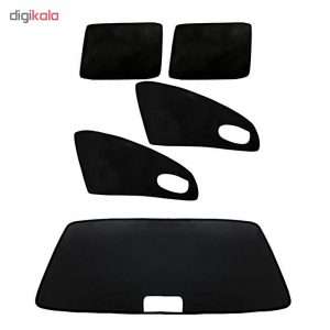 آفتابگیر شیشه خودرو مدل PR1 مجموعه 5 عددی برای پراید - نمای کلی
