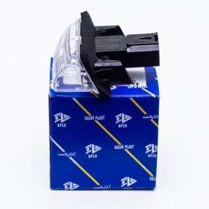 نمایی از چراغ پلاک خودرو گازار پلاست مدل J123 مناسب پژو 206