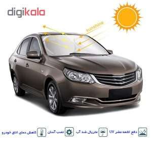 آفتابگیر شیشه جلو خودرو مدل SX150 – محافظت کامل در برابر گرما و اشعه UV