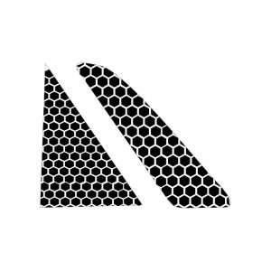 نمایی از برچسب شیشه لانه زنبوری پراید – بسته ۴ عددی