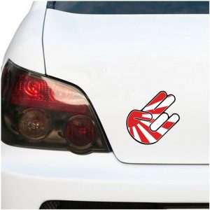 استیکر خودرو ژاپنی پویا مارکت طرح 1117