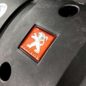 نمایی از آرم درب موتور آرسی زد اسپرت مدل P2022RD برای پژو 206