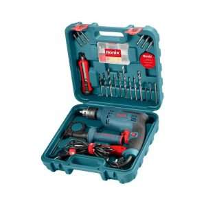 مجموعه 29 عددی دریل برقی رونیکس مدل rs-0008 – ابزار قدرتی حرفه‌ای