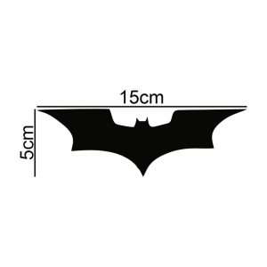 برچسب بدنه ماشین بتمن – طرح ماتریسیو پشت آینه (کد M281) بسته 2 عددی - نمای کلی