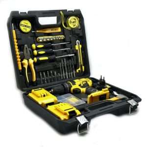 مجموعه 96 عددی دریل و پیچگوشتی شارژی بوزیل 24V - نمای کلی