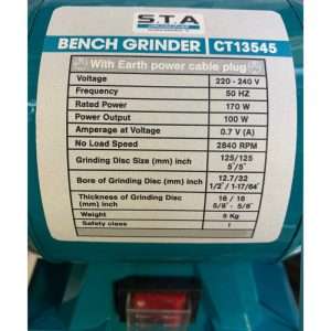 نمایی از سنگ رو میزی اس تی ای مدل CT13545 | ابزار آلات حرفهای