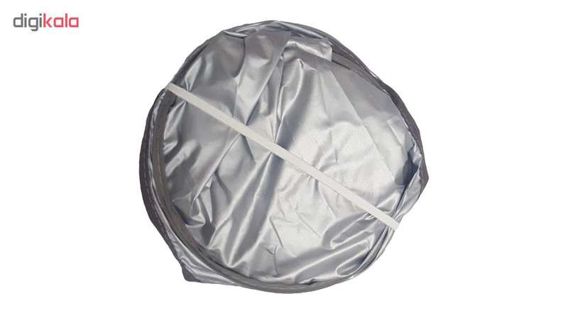 تصویر محصول: آفتابگیر شیشه جلو خودرو مدل عینکی با کاور نگهدارنده