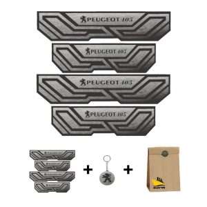 برچسب پارکابی خودرو شیپرس طرح چرم – بسته ۴ عددی مناسب پژو ۴۰۵