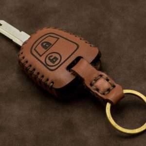 پیشنمایش جاسوئیچی چرم طبیعی پژو 206 و 207 – کد CT-013