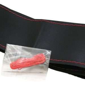 نمایی از دور فرمان چرم ساده مدل 01 – زیبایی و کیفیت بالا