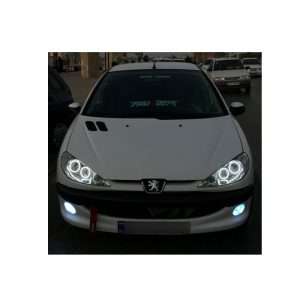 نمایی از حلقه نئون مدل یخی 206 – مجموعه چهار عددی با نور جذاب