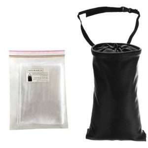 کیسه زباله خودرو چرم مشکی بابل کارپت – بسته ۳۰ عددی