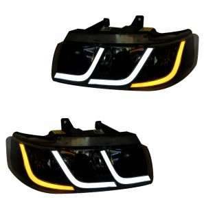 چراغ جلو خودرو C6 دو حالته مناسب سمند – بسته دو عددی