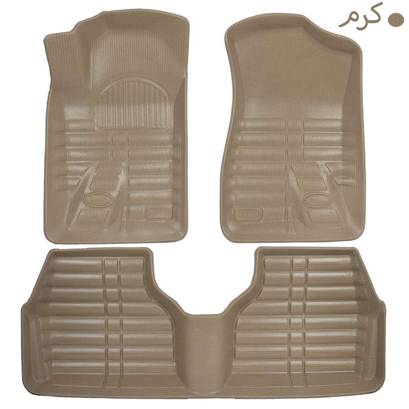 کفپوش سه بعدی خودرو بابل کارپت مدل ECCO مناسب برای سمند سورن