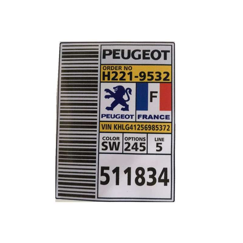 عکس دقیق برچسب بدنه پژو طرح 245 – بسته 4 عددی برای مشاهده