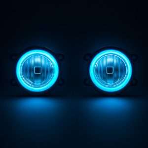 عکس دقیق چراغ مه شکن جلو نئون دار کوییک – بسته دو عددی با کیفیت عالی برای مشاهده