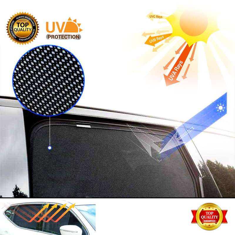 آفتاب گیر خودرو مدل PRO UV مناسب برای پژو پارس مجموعه 4 عددی