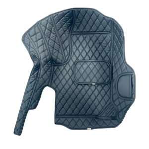 نمایی از کفپوش 5 بعدی خودرو مدل Ts چرم گلدوزی تارا