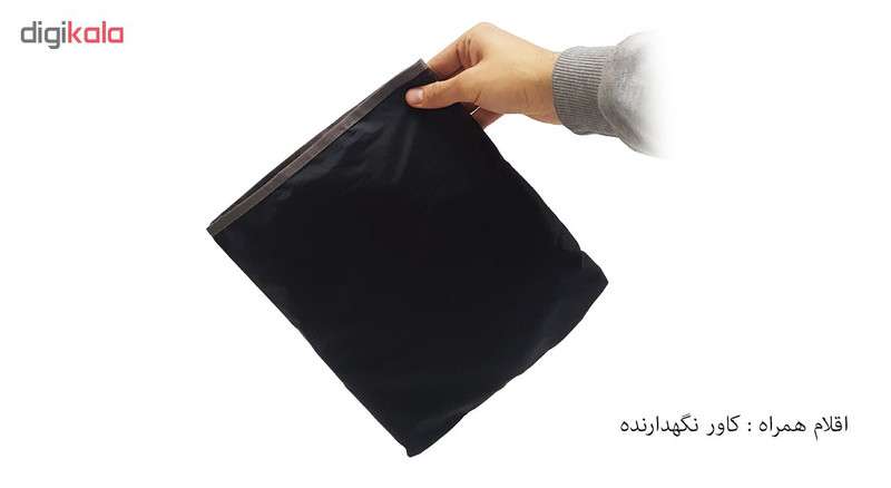 آفتابگیر شیشه جلو خودرو مدل عینکی به همراه کاور نگهدارنده