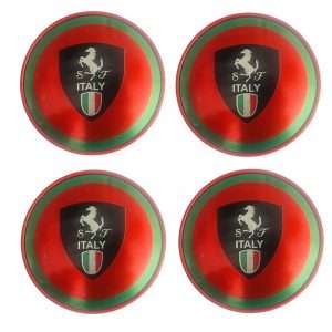 عکس دقیق درپوش رینگ خودرو مدل P-571-FER-RD مجموعه 4 عددی برای مشاهده