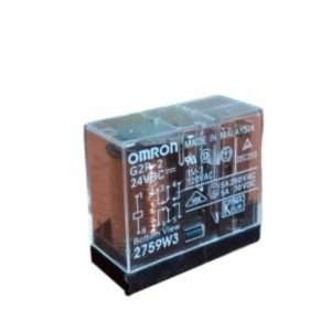 پیش‌نمایش رله 24 ولت آمپر اومرون مدل G2R-2 بسته 10 عددی