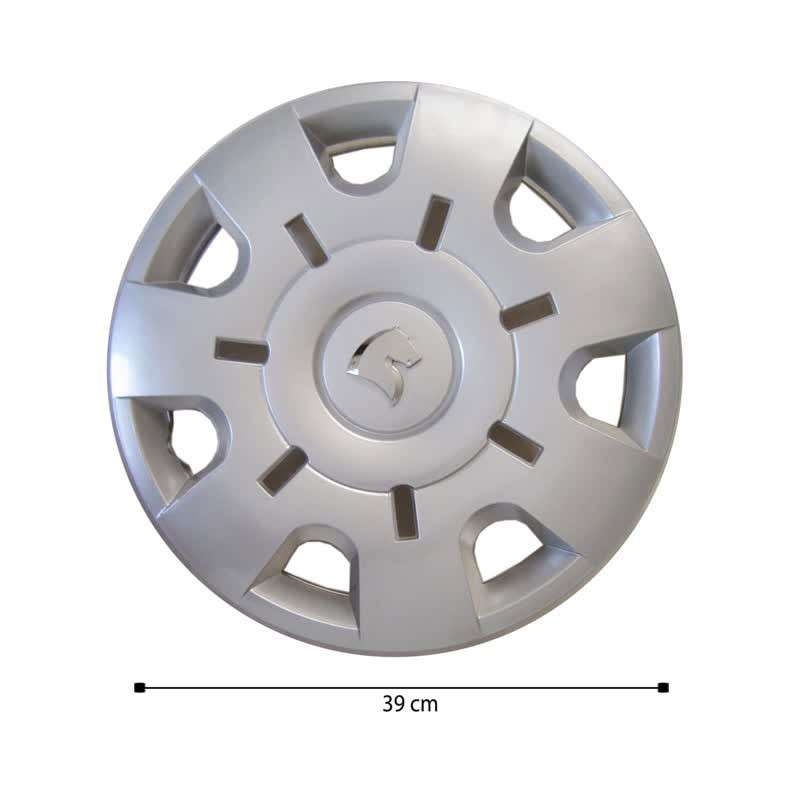 نمایی از قالپاق ابویی طرح پلاس 14 اینچ برای رانا پلاس