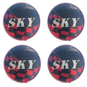 درپوش رینگ خودرو وارون P-949-SKY مجموعه 4 عددی