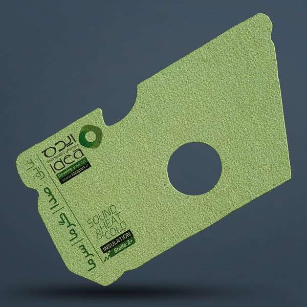 عایق درب خودرو ایده پارت نیکان کد Isomax207 مناسب برای پژو 207 مجموعه چهار عددی