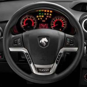 نمایی از آرم فرمان آرسی زد اسپرت RPlus 2022 برای رانا پلاس