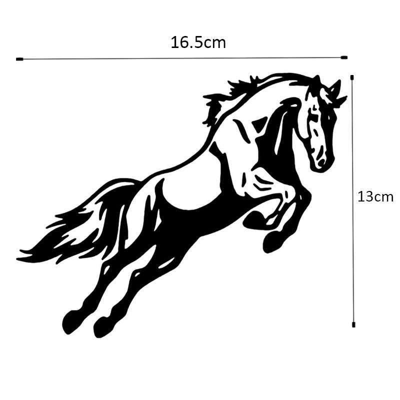 پیشنمایش برچسب بدنه خودرو طرح اسب کد 5001 | تزئین خودرو با طرح خاص
