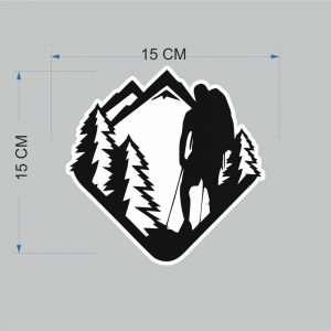 برچسب بدنه خودرو طرح آفرود کد کمپینگ 15 – استیکر مقاوم و جذاب