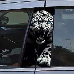 تصویر محصول: برچسب ستون خودرو توییجین و موییجین طرح ببر کد 06 – بسته 2 عددی