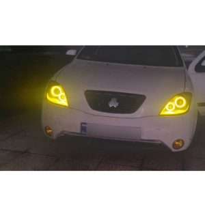 حلقه نئون مدل انبه ای چهار عددی مخصوص تیبا - نمای کلی