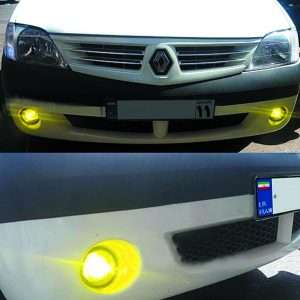 تصویر محصول: چراغ مه شکن جلو مدل D400 برای رنو ال نود – بسته دو عددی