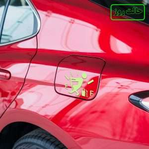 تصویر محصول: برچسب شبنما طرح آمپر بنزین برای بدنه خودرو