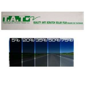 برچسب دودی شیشه خودرو تات مدل SRC-2BK20 رول 4 متری