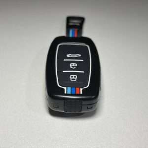 تصویر محصول: کاور ریموت و سوئیچ خودرو مدل دور فلزی شبرنگ کد JBS-76 مناسب برای کی ام سی X5