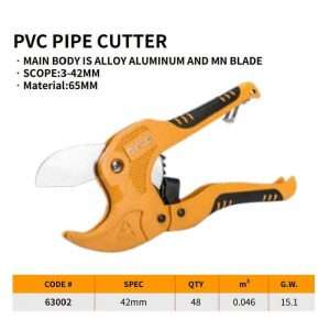 قیچی لوله بر دینگشی مدل ART 63002 – برش دقیق و آسان لوله‌ها