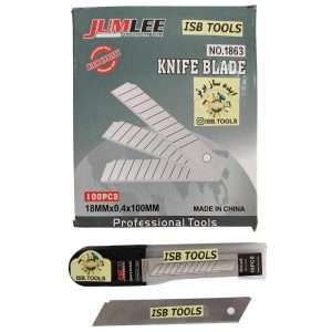 تیغ کاتر جاملی مدل ISB-10 مجموعه 10 عددی – ابزار برش حرفه‌ای