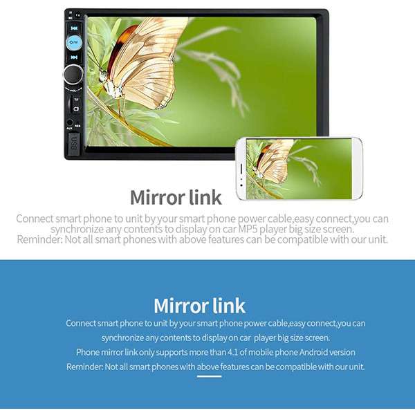 پخش کننده تصویری خودرو مدل 7010B