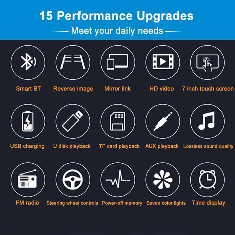 پخش کننده تصویری خودرو مدل 7010B