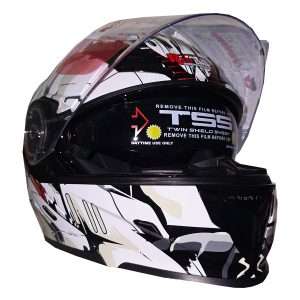 کلاه کاسکت ردلاین فک متحرک عینک‌دار – ایمنی موتورسواری