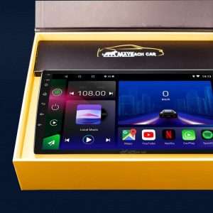 نمایی از پخش کننده تصویری خودرو میباخ کار مدل MC120 برای سمند