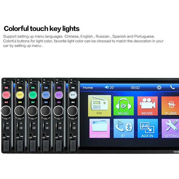 پخش کننده تصویری خودرو مدل 7010B