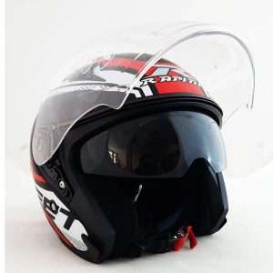 کلاه کاسکت راپیدو بدون فک عینک دار – ایمنی و راحتی در موتورسواری