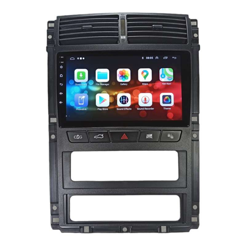 پخش کننده تصویری خودرو گلدن24 مدل TS6 برای پژو 405 - نمای کلی